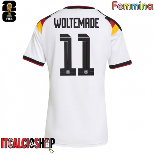Germania Nick Woltemade #11 Prima Maglia Femmina Mondiali 2026 Manica Corta